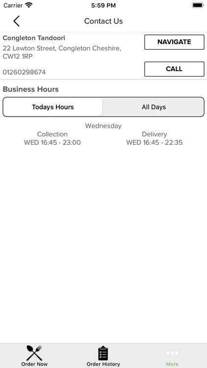 Congleton Tandoori. screenshot-3