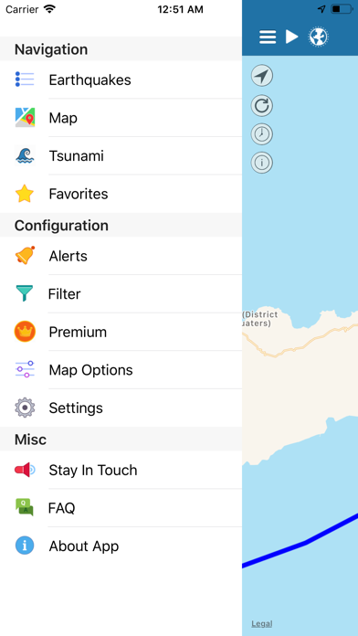 Earthquake+ Alerts, Map & Info Screenshot