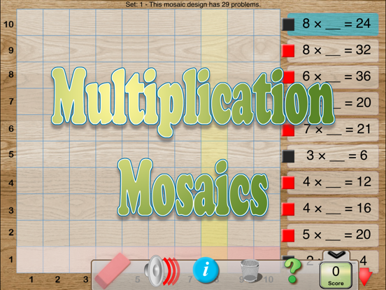 Screenshot #4 pour Multiplication Mosaics