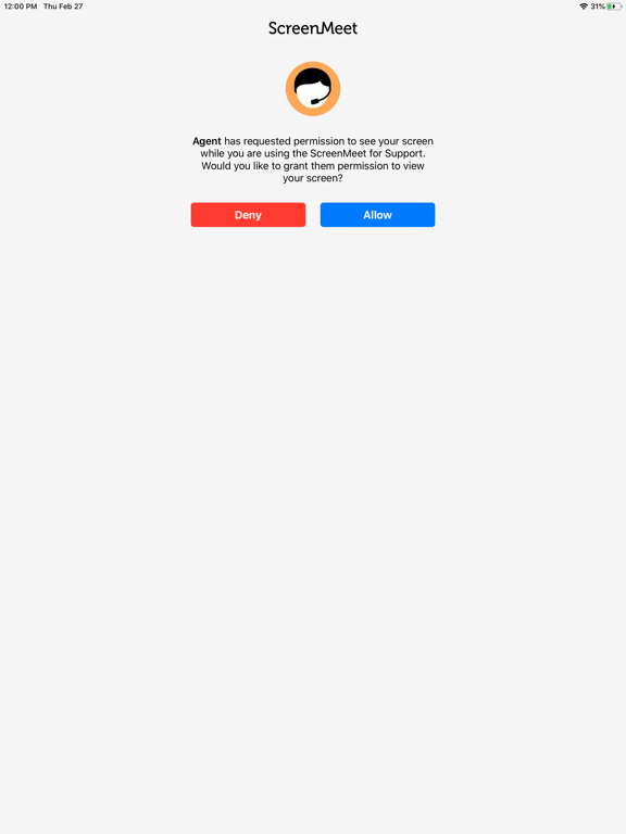 ScreenMeet Support iPad screenshot 5 - Productivity app