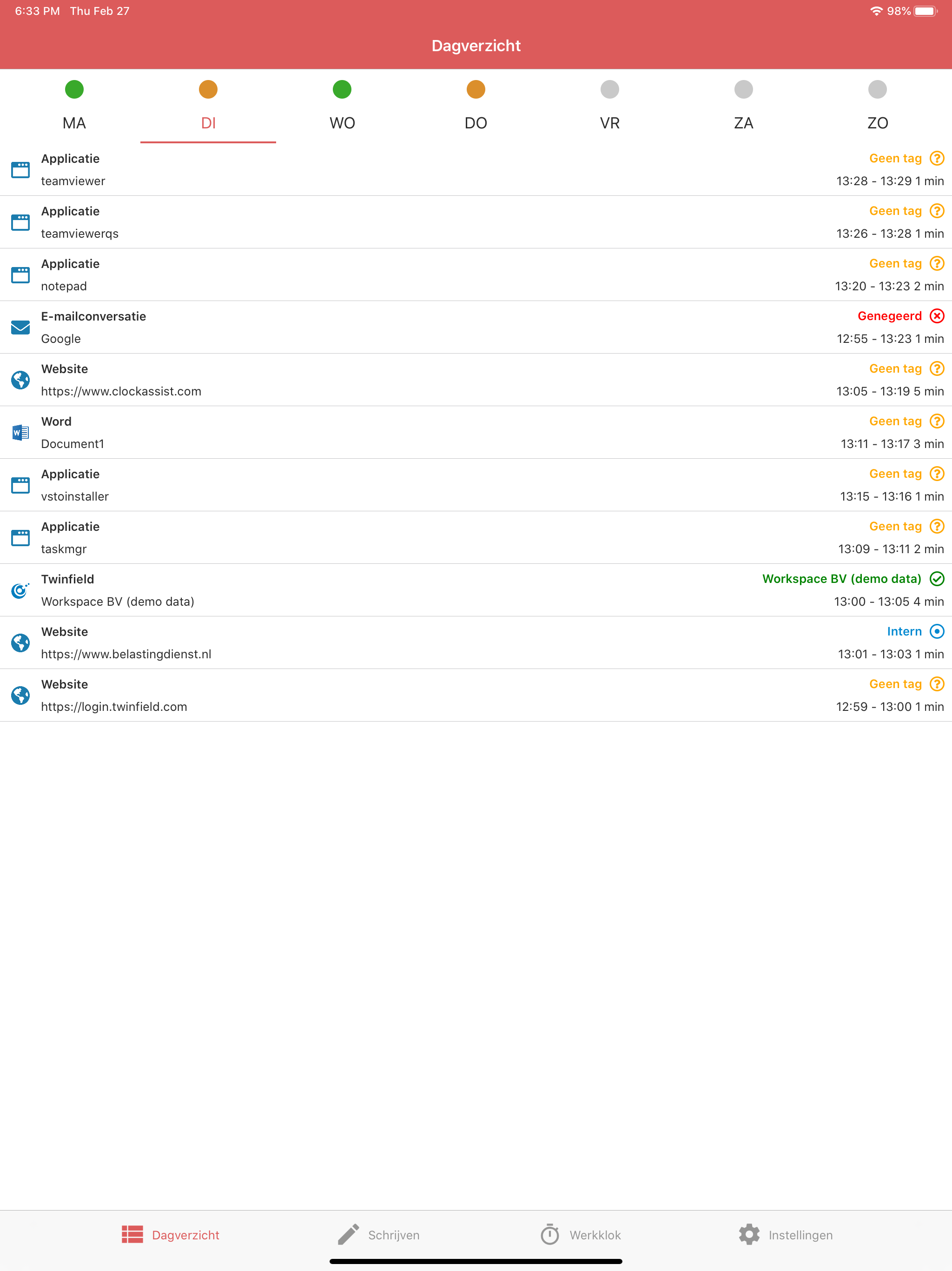 ClockAssist screenshot 6