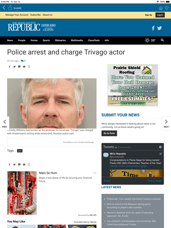 Screenshot #4 pour Miami County Republic NOW