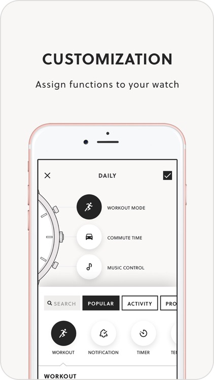 Fossil Hybrid Smartwatches screenshot-3