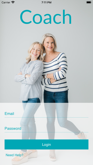 Accountability coach app Screenshot