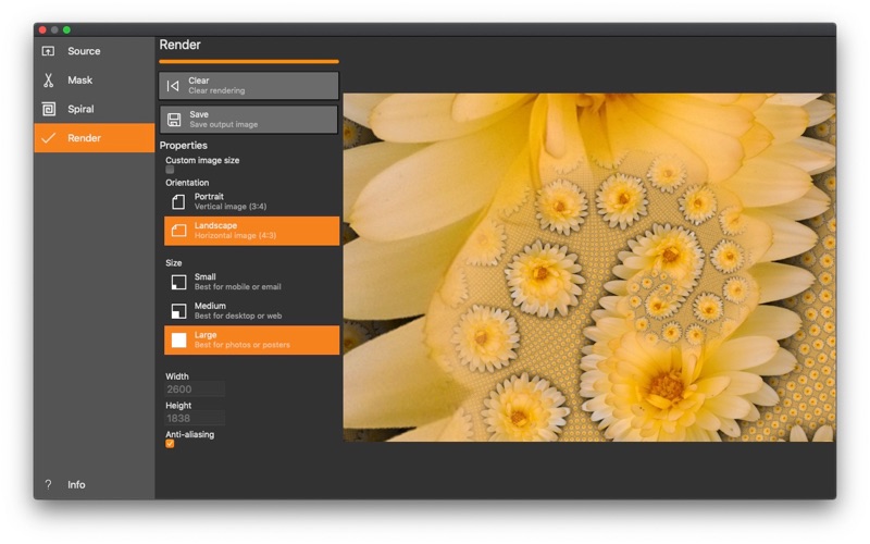 App screenshot