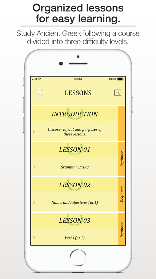 #3. Ancient Greek Reference (iOS) Podle: Giovanbattista Pia