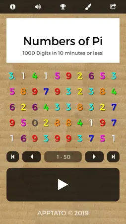 Pi Digits Memory Game screenshot 1