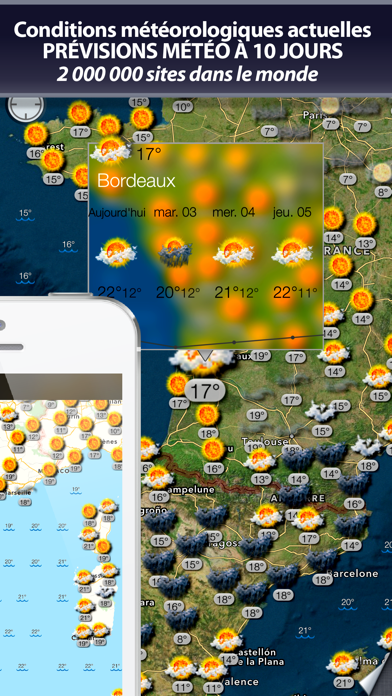 Screenshot #2 pour Cartes Meteo France & Europe