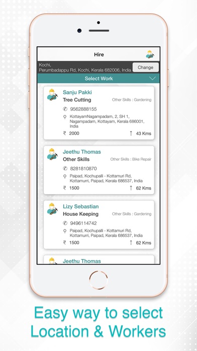 Screenshot #2 pour Hire : Domestic work portal
