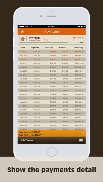 Screenshot #2 pour Debts Monitor