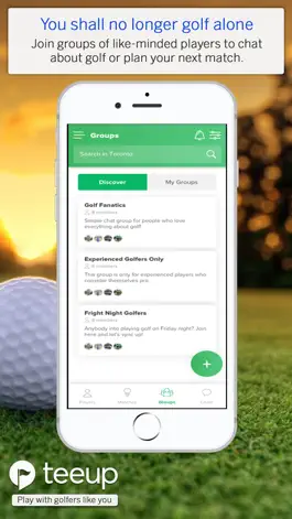 Game screenshot Tee Up - Find Golf Partners hack