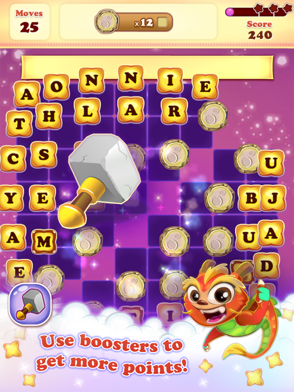 Dragon Words 2 iPad screenshot