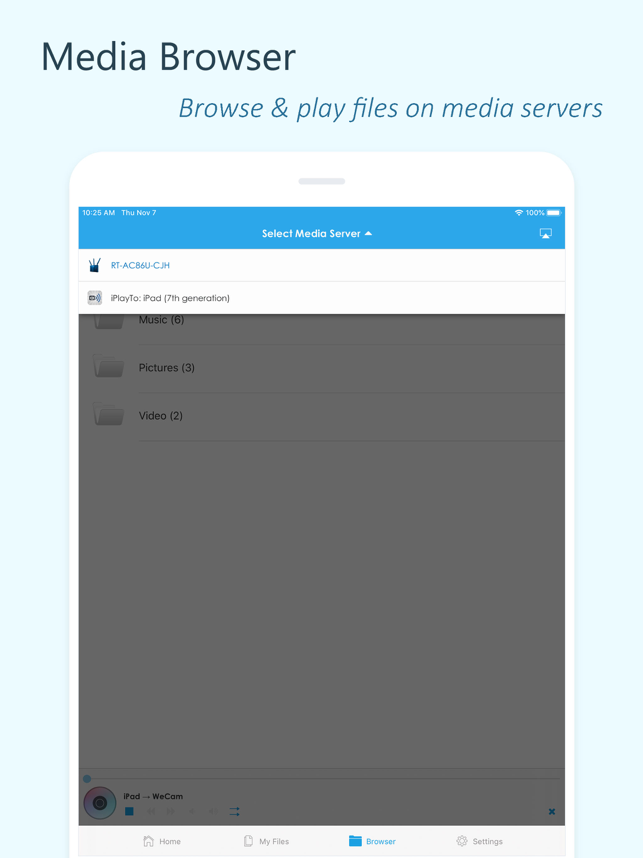 iPlayTo - Medya Yayını Ekran Görüntüsü