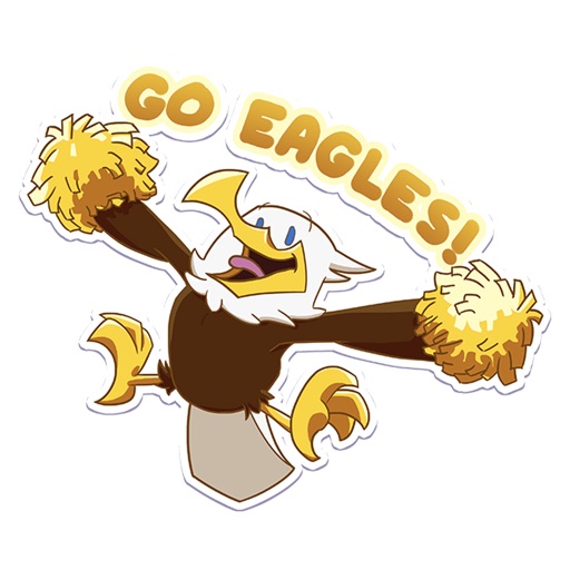 HBA Eagles Sticker Pack - AppWisp.com