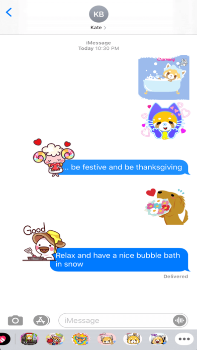 MomentSQ™ Aggretsuko Holidays Screenshot 4 - AppWisp.com MomentSQ™ Aggretsuko Holidays Screenshot 4 - AppWisp.com