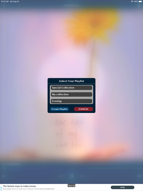 My Positive Affirmations iPad screenshot 6 - Lifestyle app