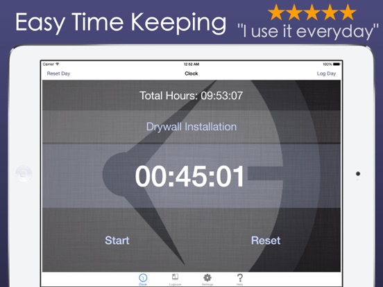 Screenshot #5 pour Timesheet Work & Hours Tracker
