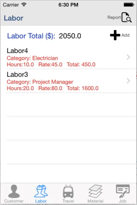 Service Report
