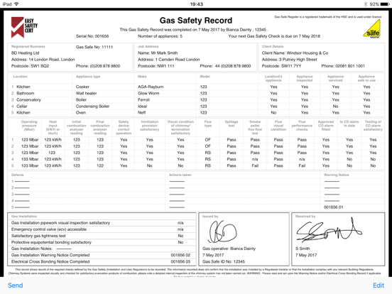 Screenshot #5 pour ESC Gas Certificate