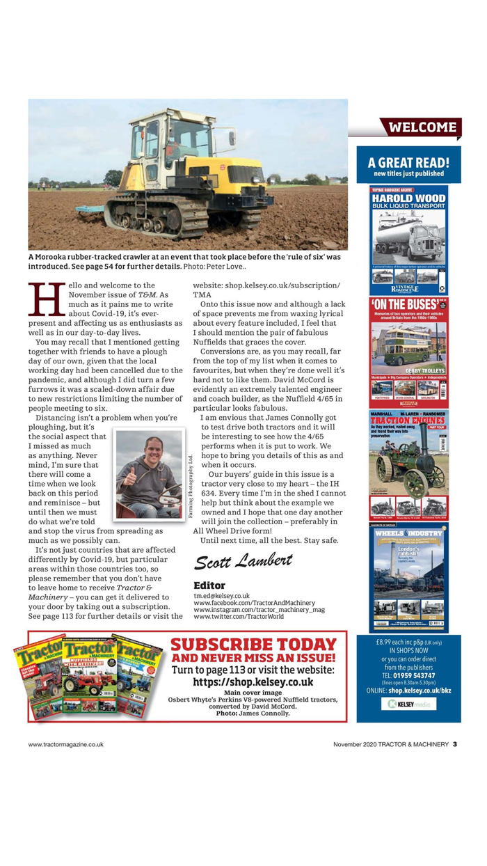 Tractor and Machinery