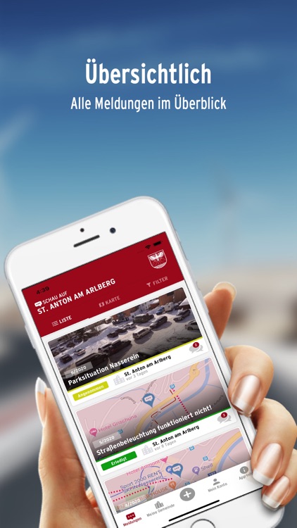 Schau auf St. Anton am Arlberg