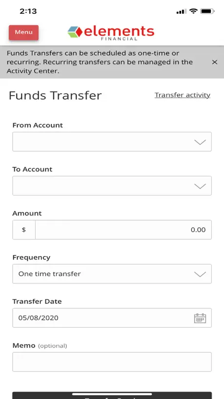 Elements Mobile Banking