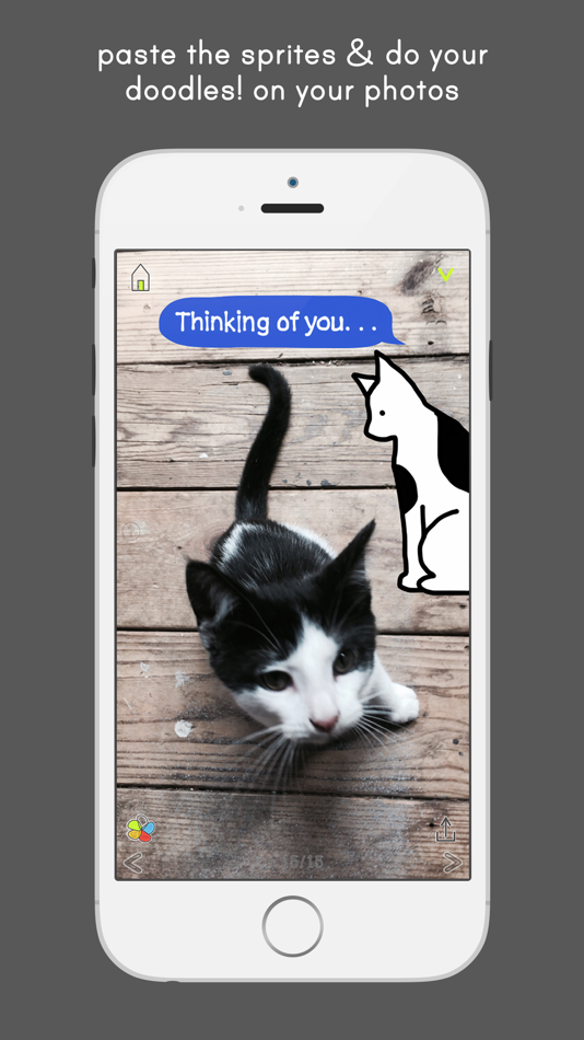 #3. doodles! stickers and sketches (iOS) Podle: appikiko LLC