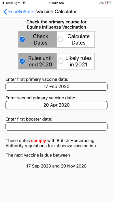 Screenshot 4 of EquiBioSafe App