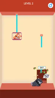 rescue kitten - rope puzzle iphone screenshot 2