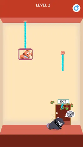 Game screenshot Rescue Kitten - Rope Puzzle apk