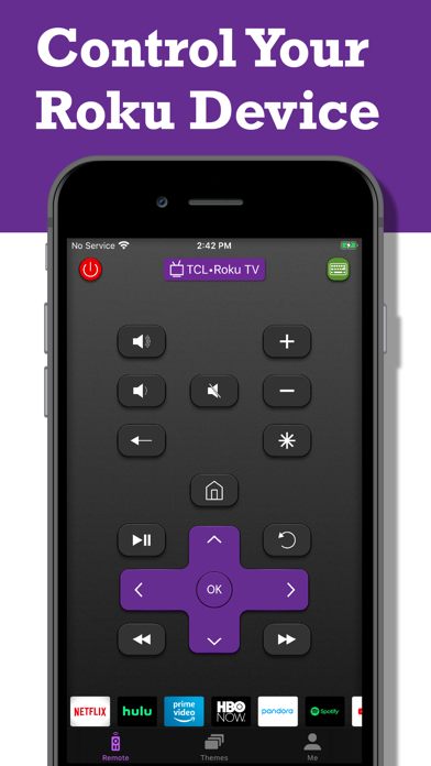 Screenshot #2 pour FancyRemote for Roku TV