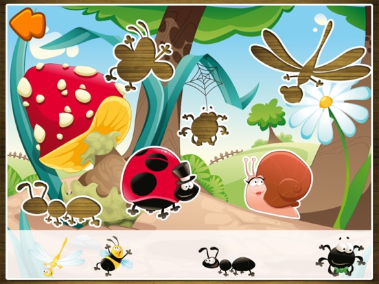 kinderen dieren puzzelspel iPad app afbeelding 3