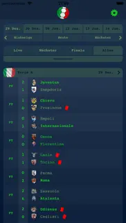 live results italienis serie a iphone bildschirmfoto 1