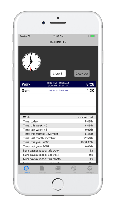 Screenshot #2 pour C-Time Lite