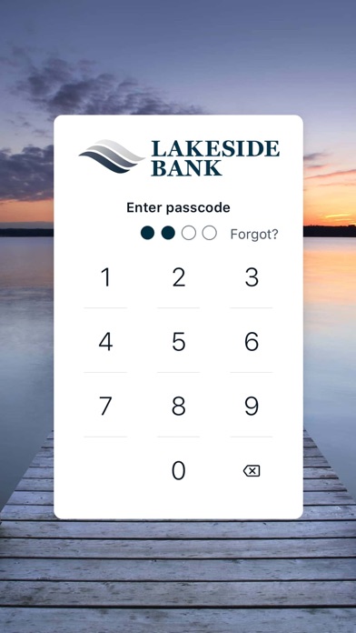 Lakeside Bank Screenshot