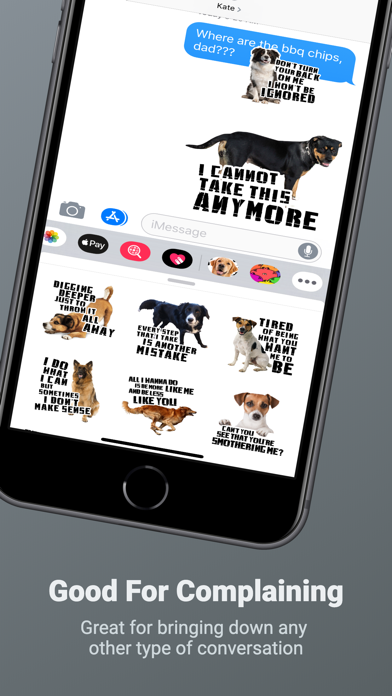 Linkin Bark - Dog Stickers iPhone screenshot 4 - Stickers app