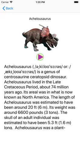 Game screenshot Dinosaurs Reference Book hack