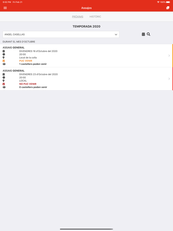 Nens del Vendrell iPad screenshot