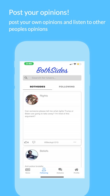 Both Sides - politics App screenshot-3