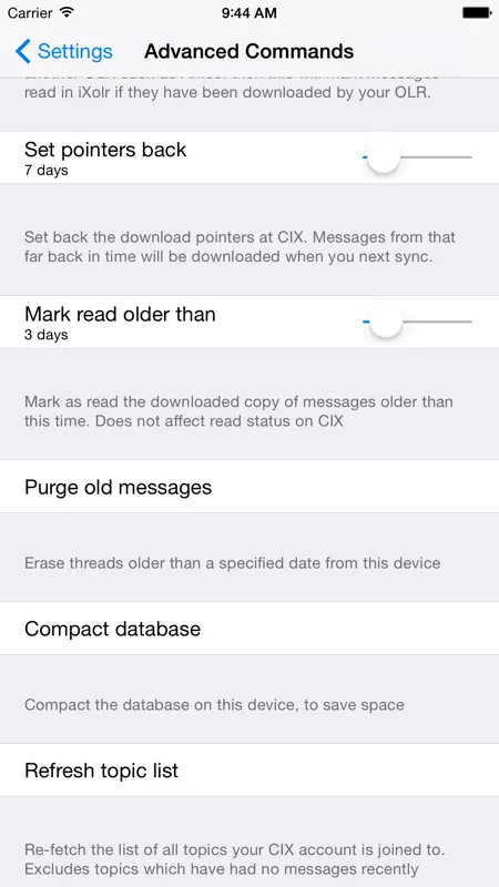 iXolr - CIX Offline Reader screenshot 3 of 3