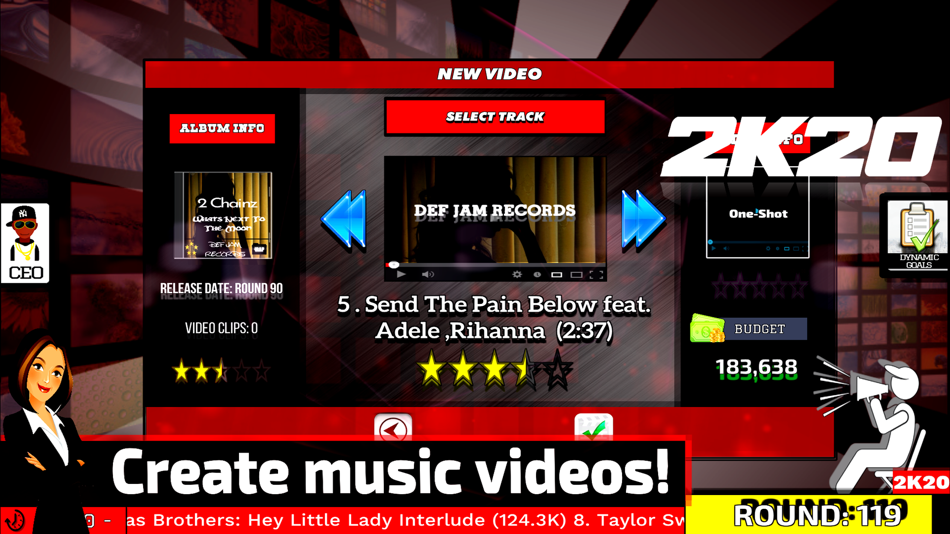 #6. Music Label Manager 2K20 (iOS) 由: Mateusz Wos