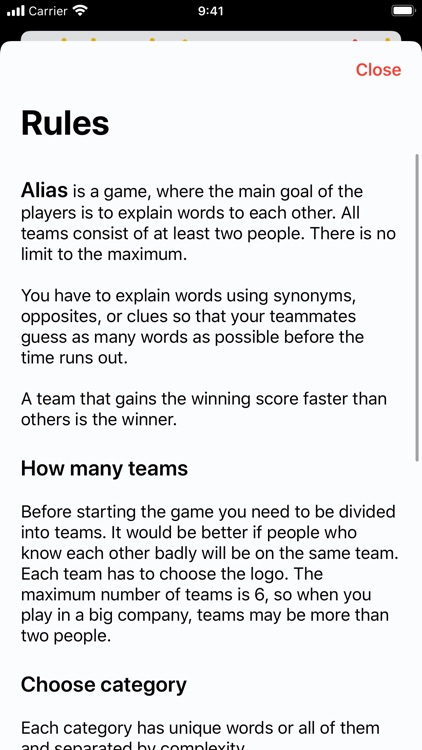 Alias - Explain & Guess Words screenshot-6