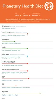 planetary health diet iphone screenshot 1