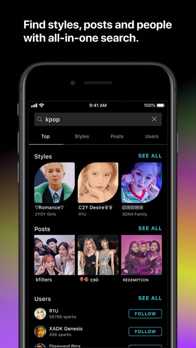Aura: Creative Fan Communities Screenshot
