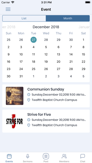 Screenshot #2 pour Twelfth Baptist Church