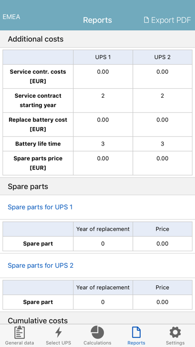 Screenshot #8 for Eaton TCO Calculator