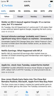 EZ Stock Quote iphone bilder 2
