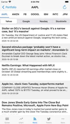 EZ Stock Quote iPhone image 3