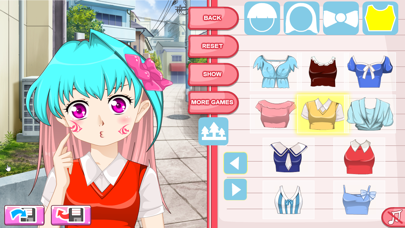 Girls Anime Avatar Creator Screenshot