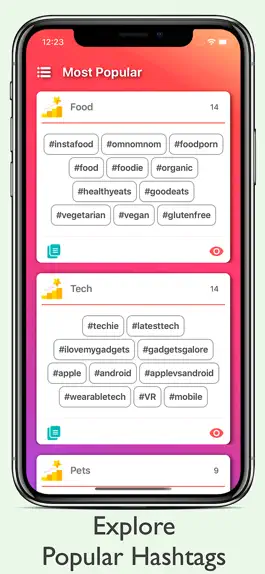 Game screenshot Best Hashtags apk